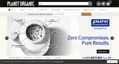 Desktop Screenshot of planetorganic.com