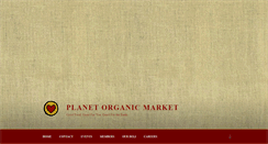 Desktop Screenshot of planetorganic.ca