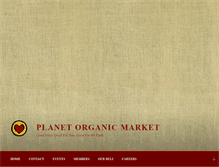 Tablet Screenshot of planetorganic.ca