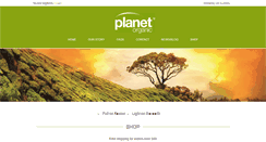Desktop Screenshot of planetorganic.com.au