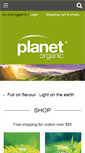 Mobile Screenshot of planetorganic.com.au